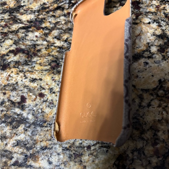 Tan and Gold Logo Phone Case - Picture 5 of 7